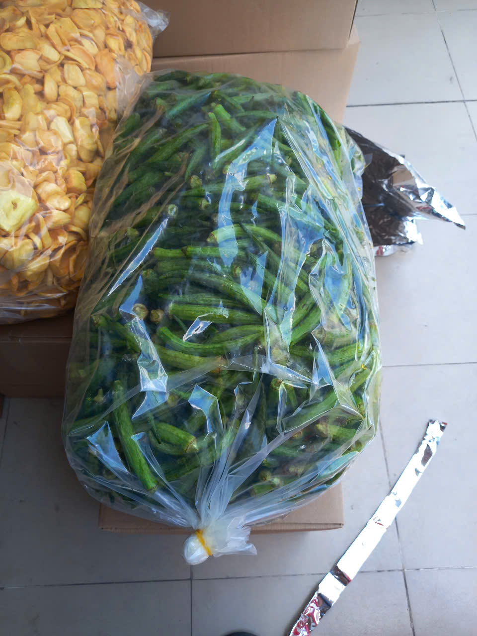 Dried Okra ,Crunchy  Fresh and Delicious! – 4 kg/ box